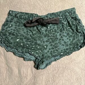 Aerie Leopard Print Sleep Shorts
